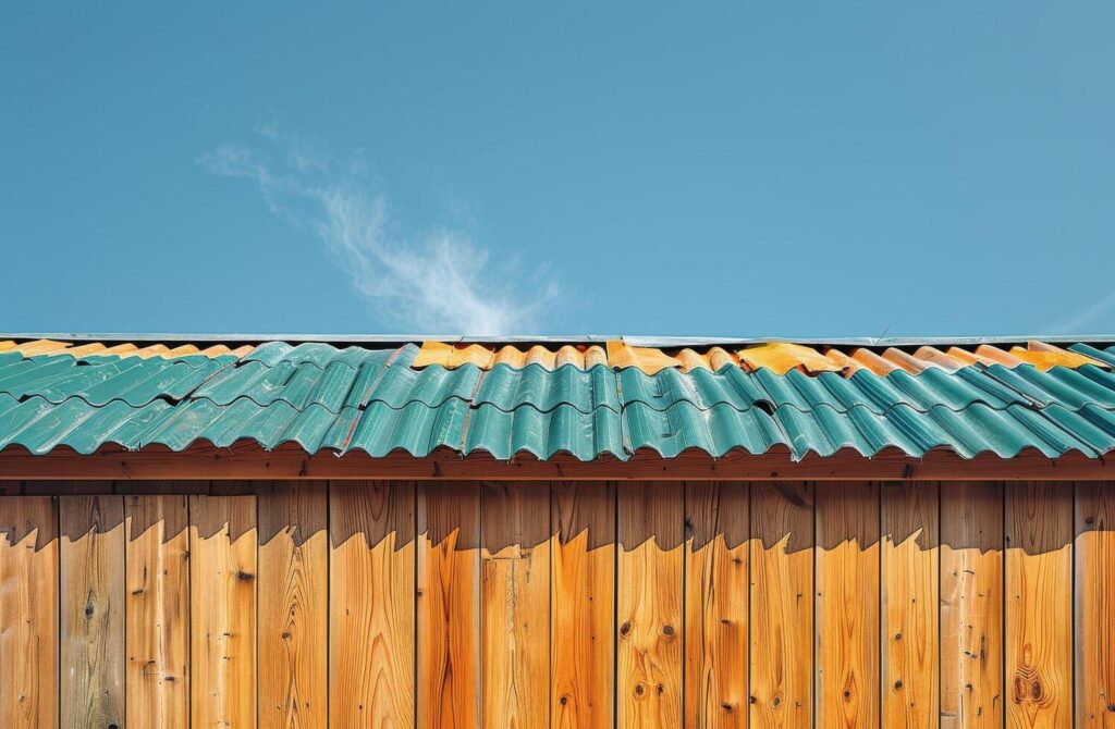 Close Up of Roof Against Sky Background Stock Free