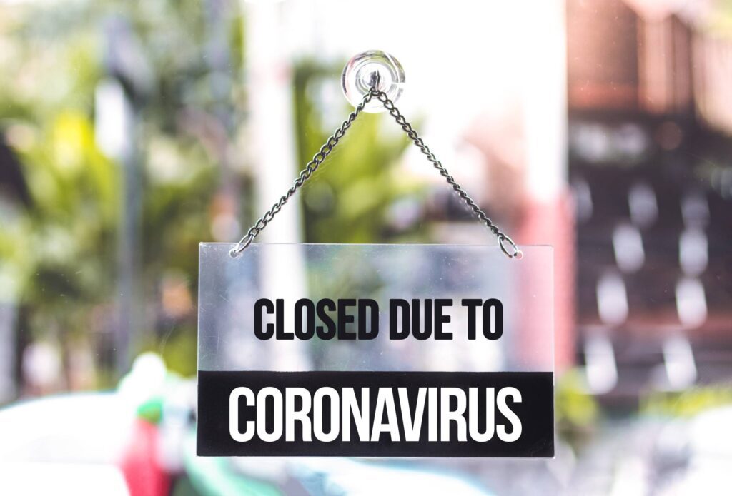 Closed Due To Coronavirus Free Photo