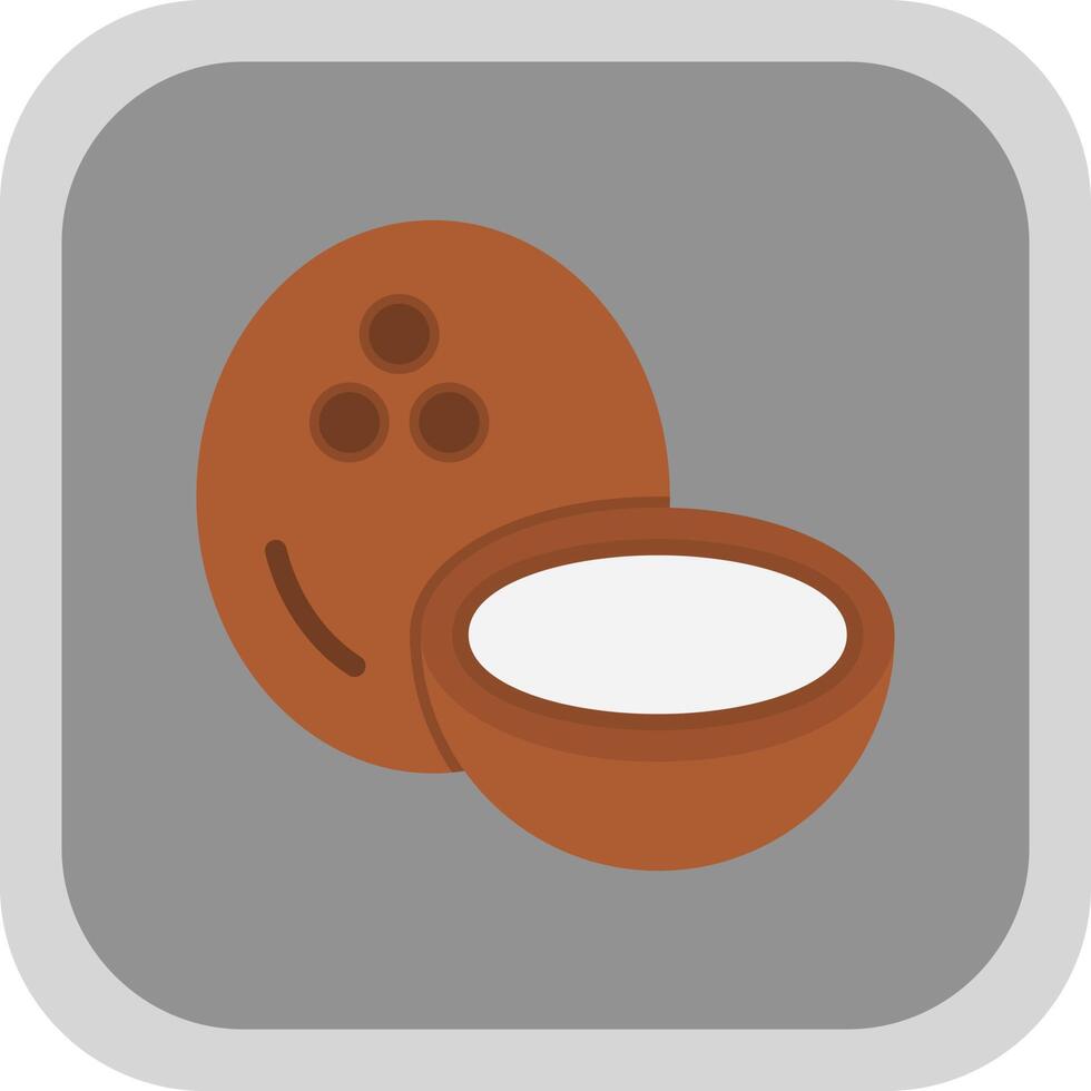 Coconut Vector Icon Design Stock Free