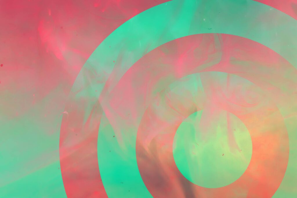 Colored Circles Abstract Background Free Photo