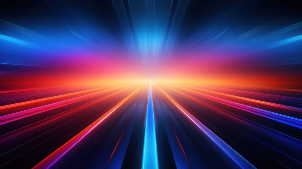 Colored Explosion Abstract World of Lines Background Stock Free