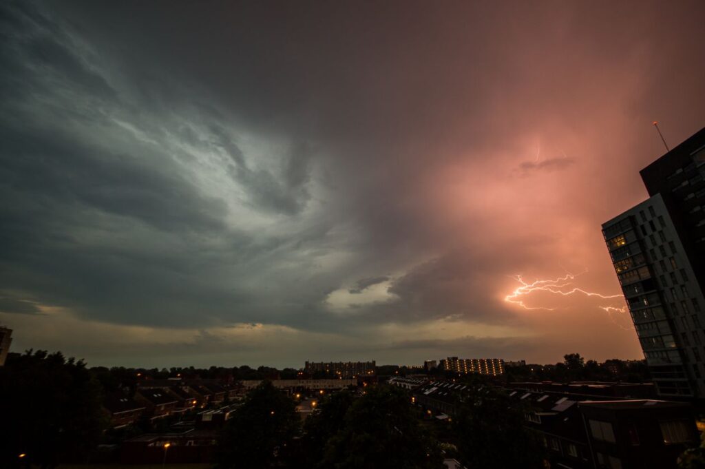 Colorful lightening Stock Free