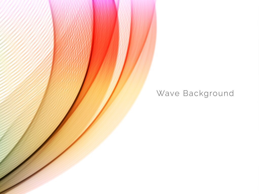 colorful motion wave style abstract background Free Vector