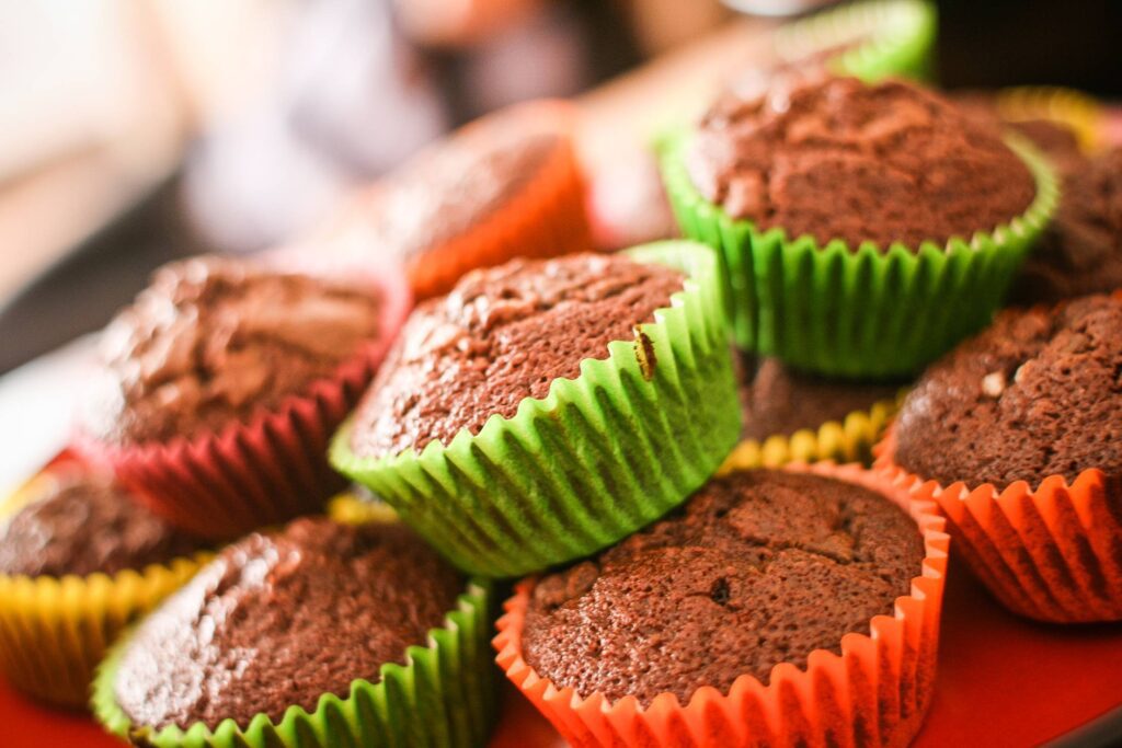 Colorful Muffins Free Photo