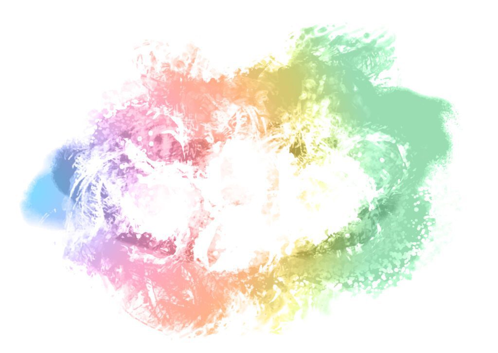 Colorful Painted Smeared Background Free Vector