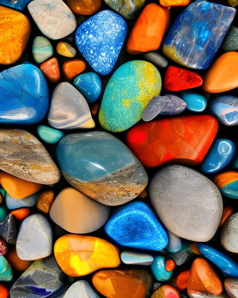 Colorful Stones Background Stock Free