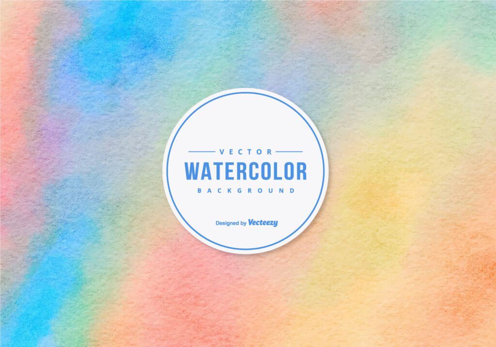 Colorful Watercolor Vector Background Free Vector and Free SVG