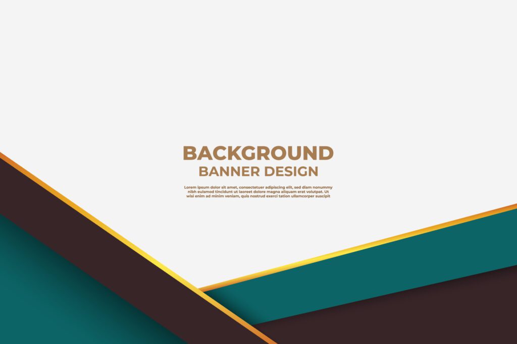 Colorful Wave Background Banner Design Template For Business Presentation, Flyer, Business Poster Design Free Vector