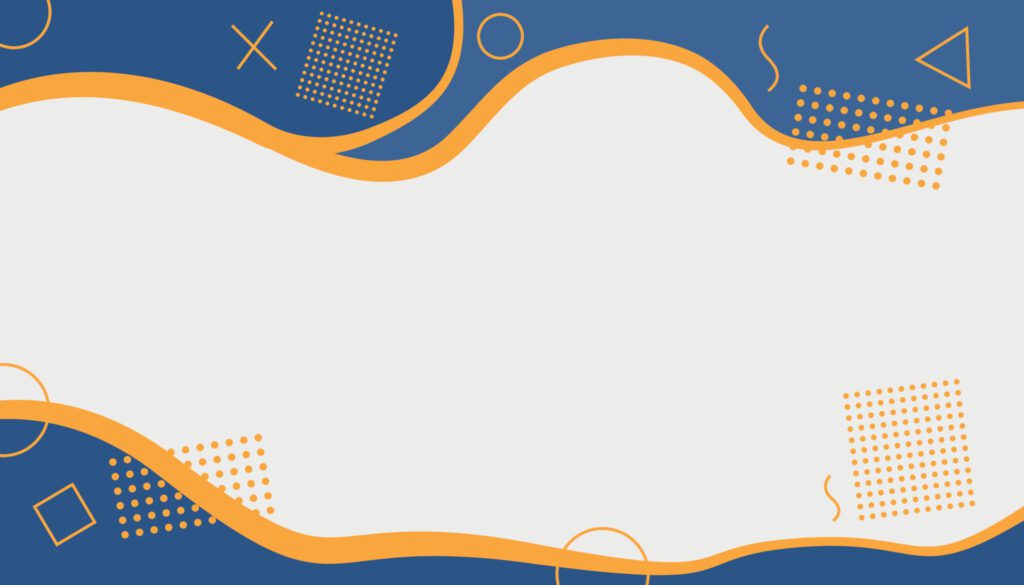 commercial abstract geometric wave lines blue orange background suitable for your advertising template design Free Vector