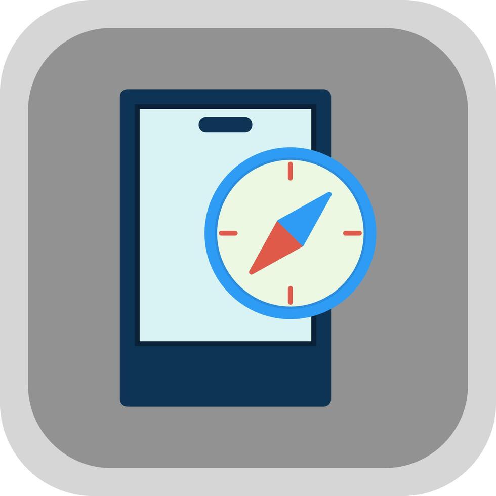 Compass App Vector Icon Design Stock Free