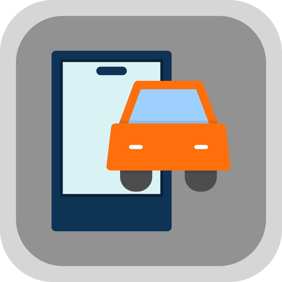 Connected Vehicle Vector Icon Design Stock Free