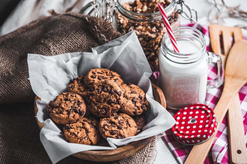 Cookies and Milk Free Photo