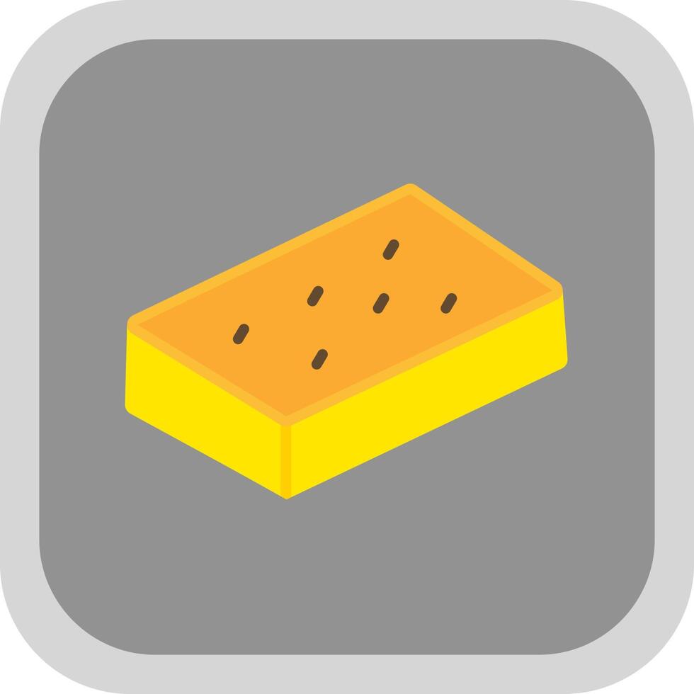 Cornbread Vector Icon Design Stock Free