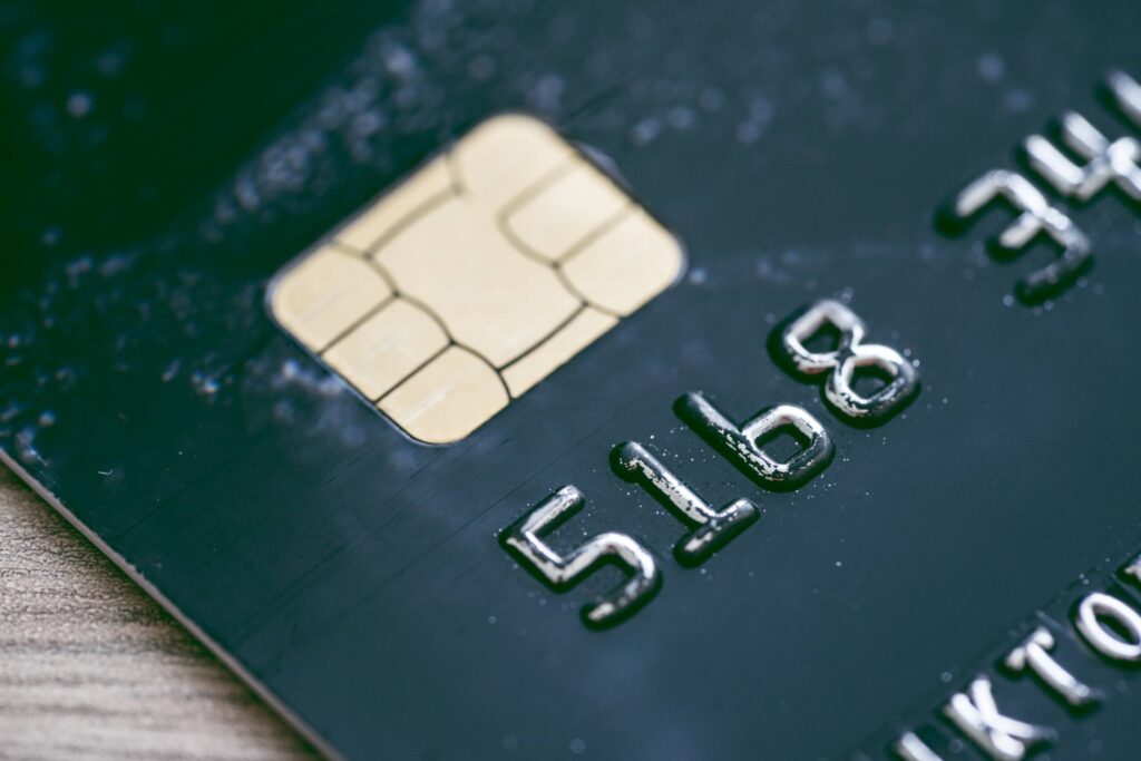 Credit Bank Card Chip Close Up Free Photo