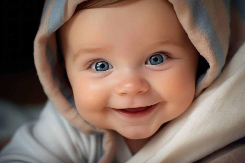 Cute Smiling Baby Stock Free