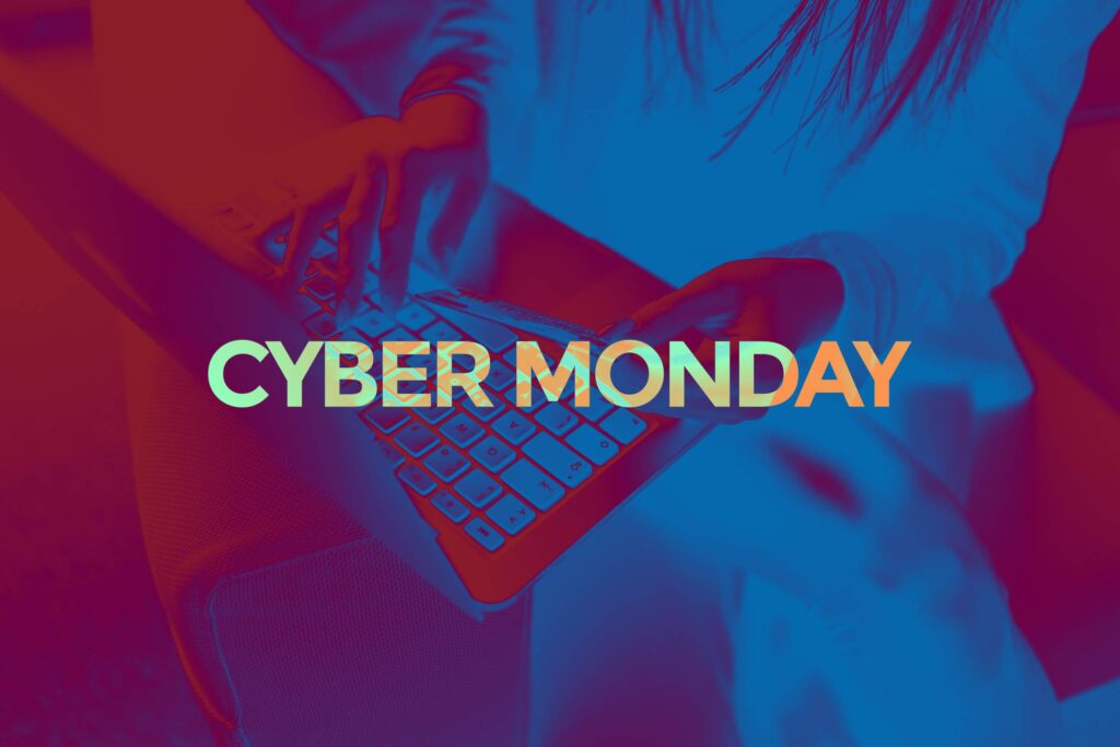 Cyber Monday Lettering Free Photo