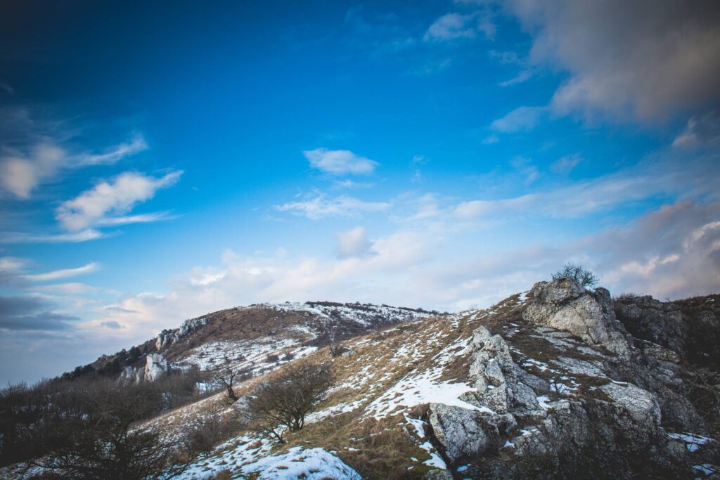 Czech Hills in Winter Free Photo