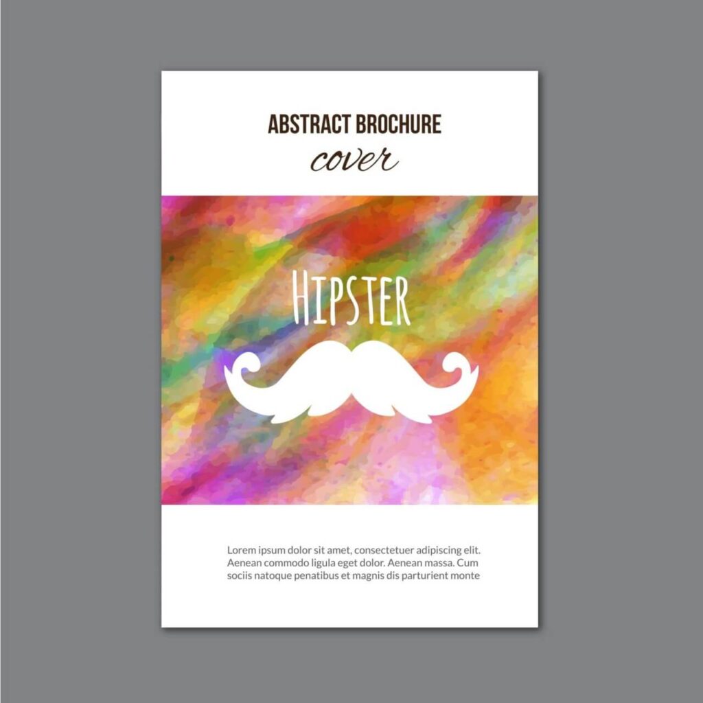 Watercolor brochure