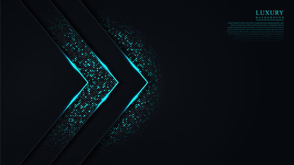 Dark Background with Aqua Overlapping Layers Free Vector