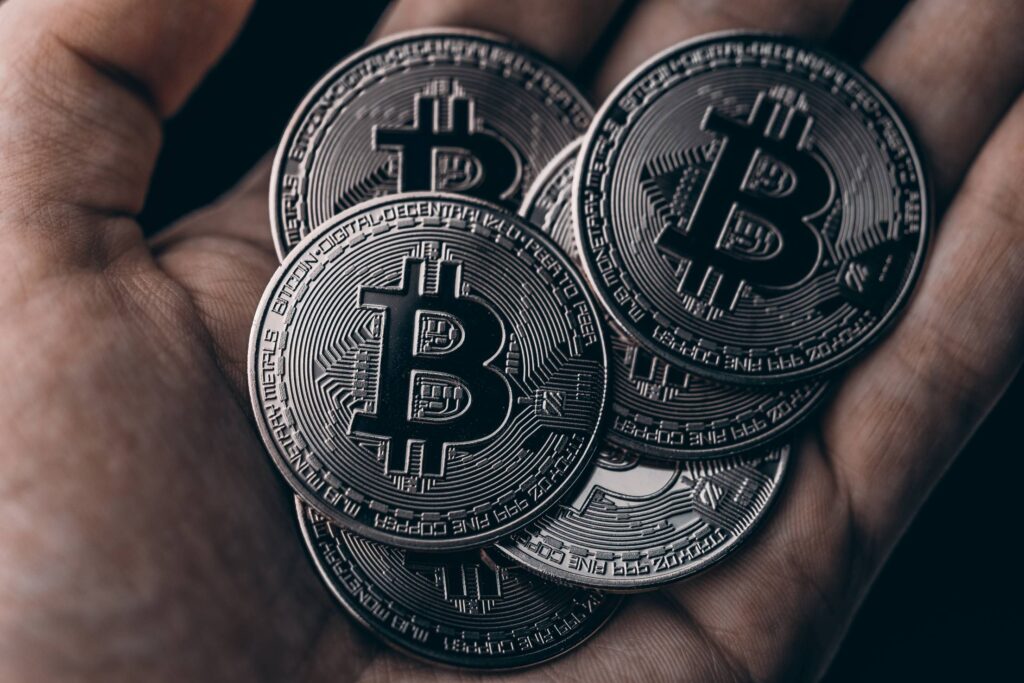 Dark Black Bitcoins Free Photo