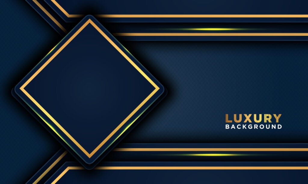 Dark blue luxury background is perfect for Presentations, brochures, posters, business cards and more Free Vector