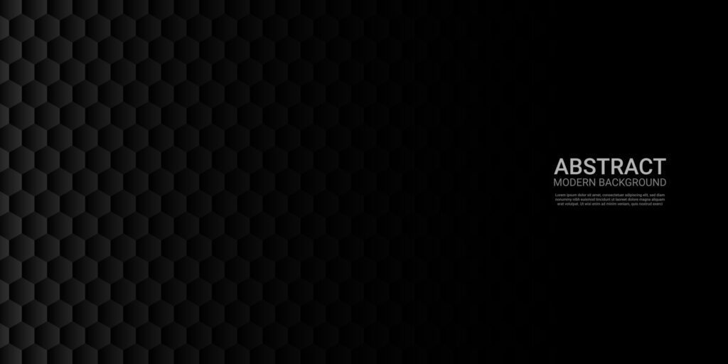 Dark hexagonal shape background. Abstract Hexagonal background. Free Vector