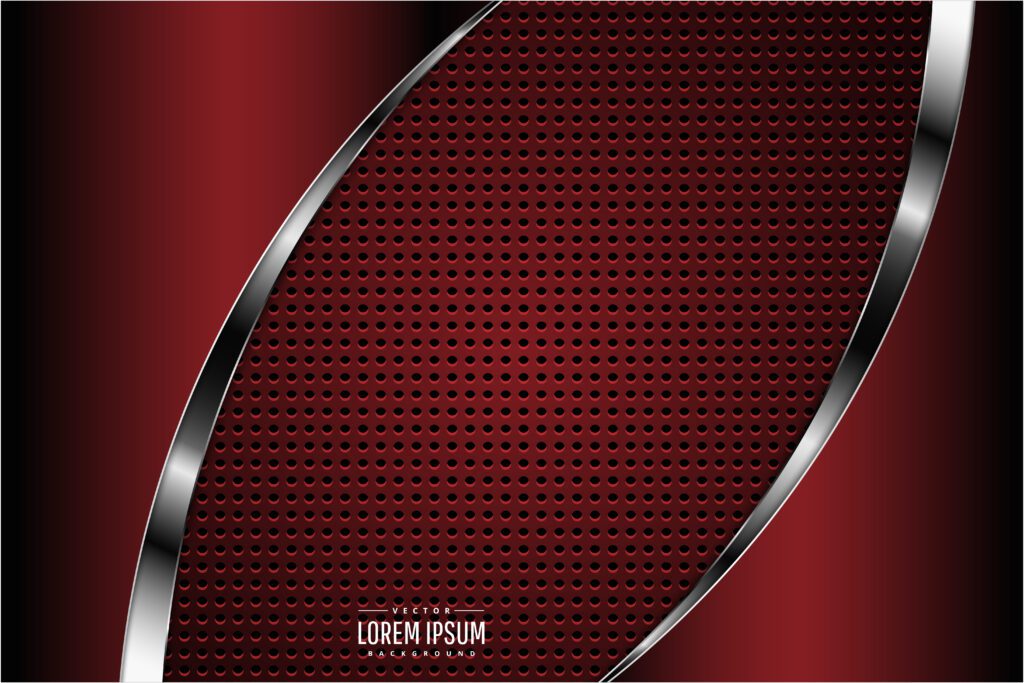 Dark red metallic background Free Vector