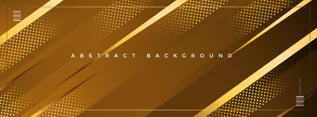 Dark yellow luxury gradient modern banner background Free Vector