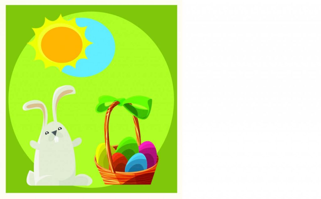 Easter vector objects illustration