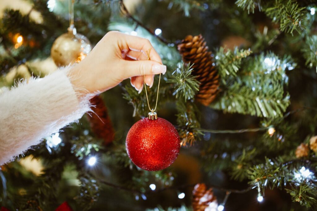 Decorating Christmas Tree Free Photo