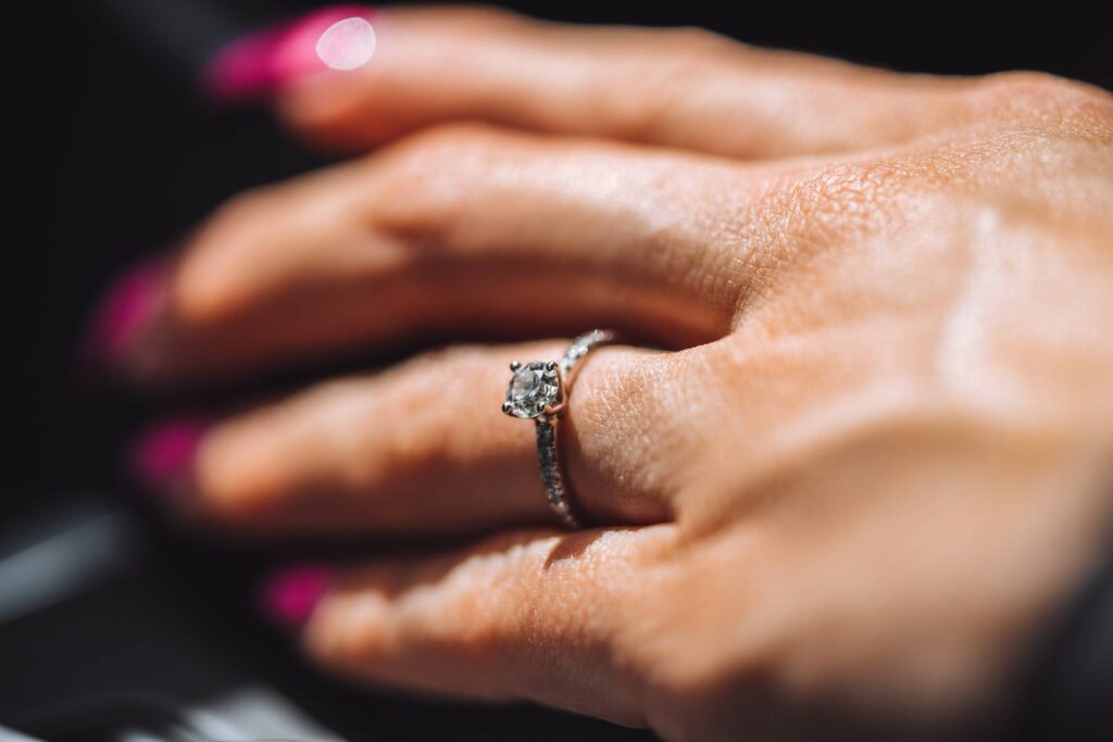 Diamond Engagement Ring Free Photo