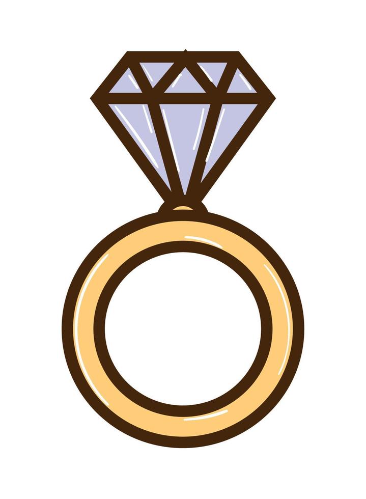 diamond ring icon Stock Free