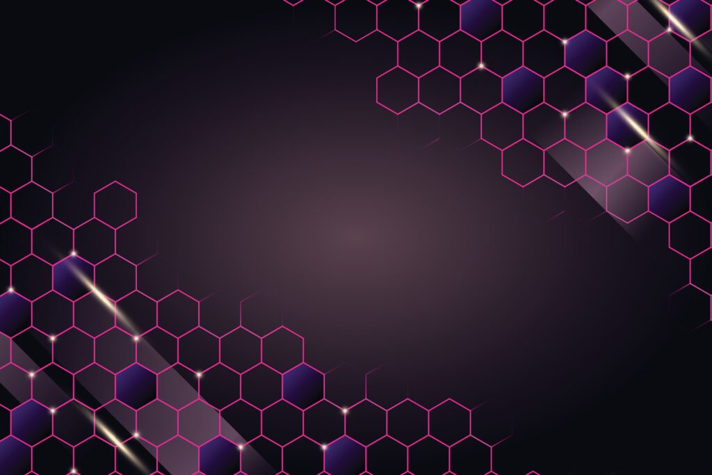 Digital honeycomb background. Free Vector