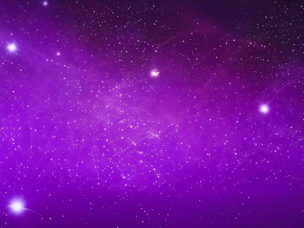 Digital purple particles wave and light abstract background AI Generated Stock Free