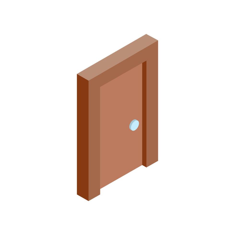 Door Icon On Background Stock Free