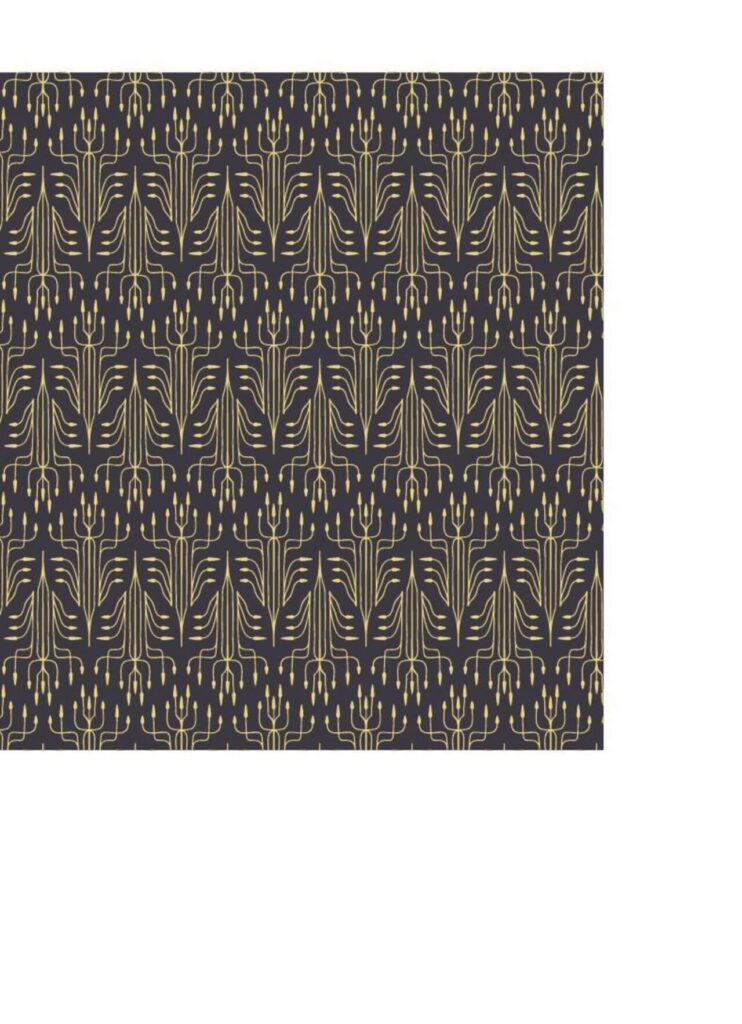 Roaring 1920s thin line style pattern