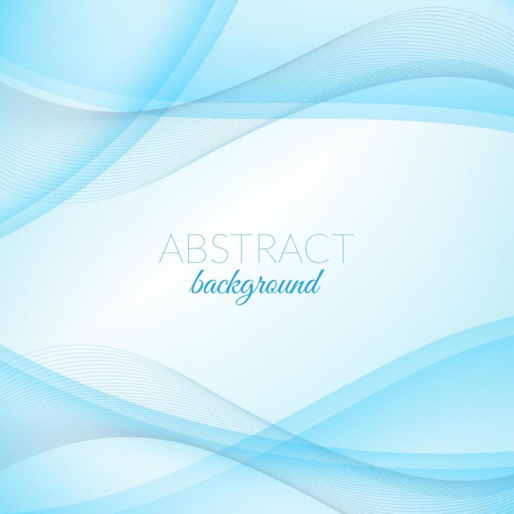 Abstract blue wave background