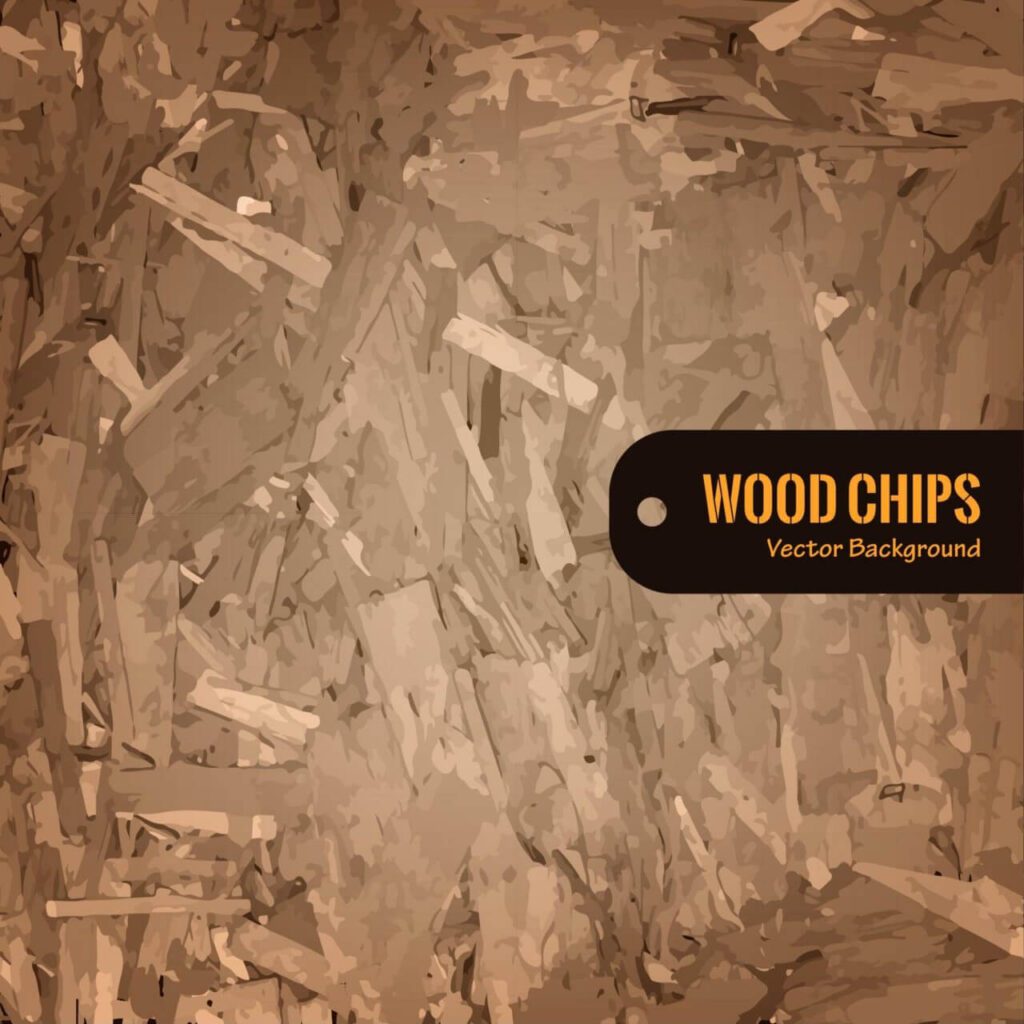 Wood Chips Vector Background