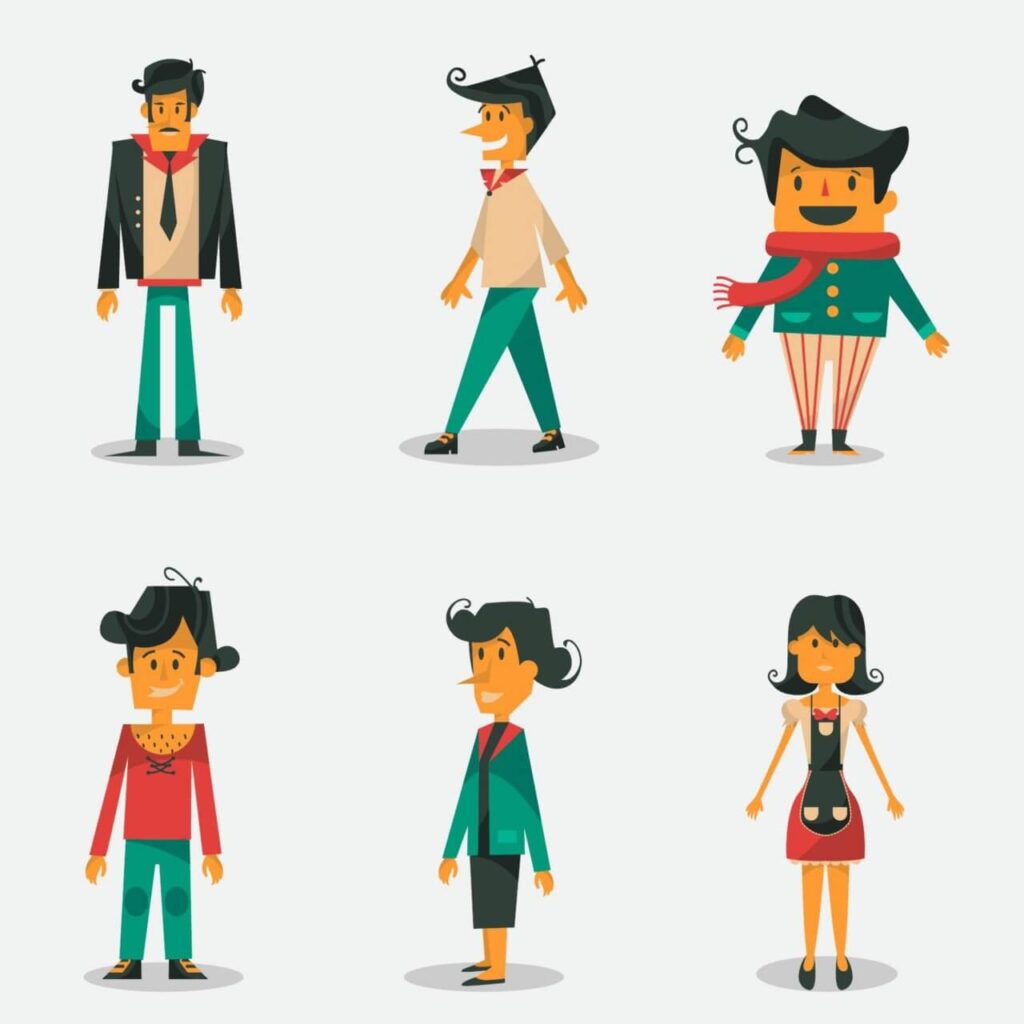 People vector set