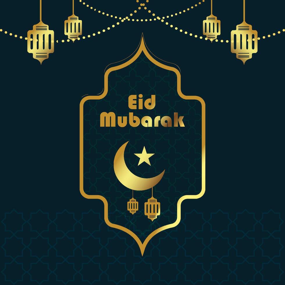 eid mubarak background icon illustration design graphic Stock Free