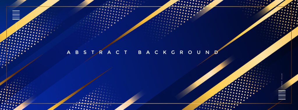 Elegant dark blue luxury gradient modern banner background eps 10 Free Vector