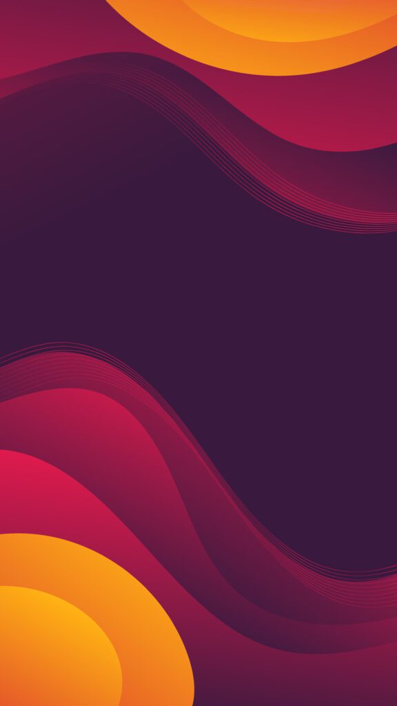 Elegant dark red orange vertical background. dynamic wavy shapes. Ideal for web, flyers, posters, social media Free Vector