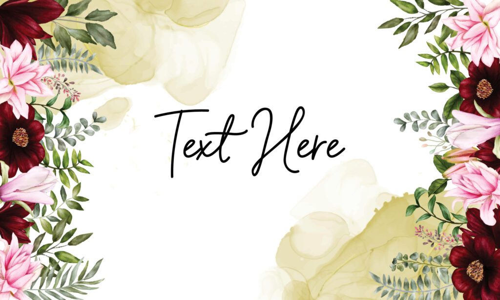 Elegant floral background with beautiful flowers ornament Free Vector