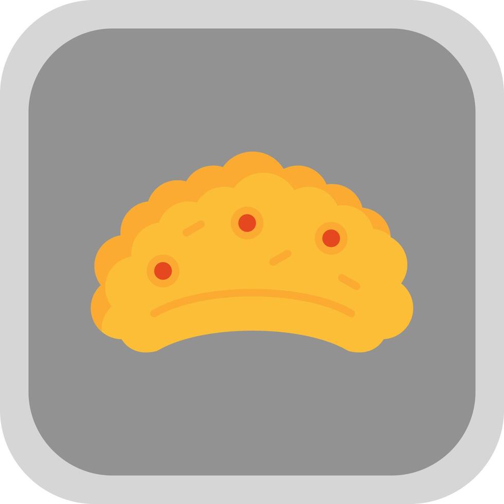 Empanada Vector Icon Design Stock Free