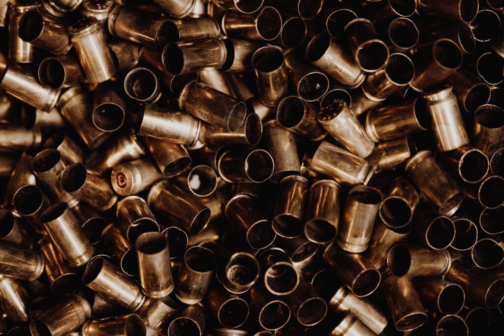 Empty Ammunition on a Pile Free Photo