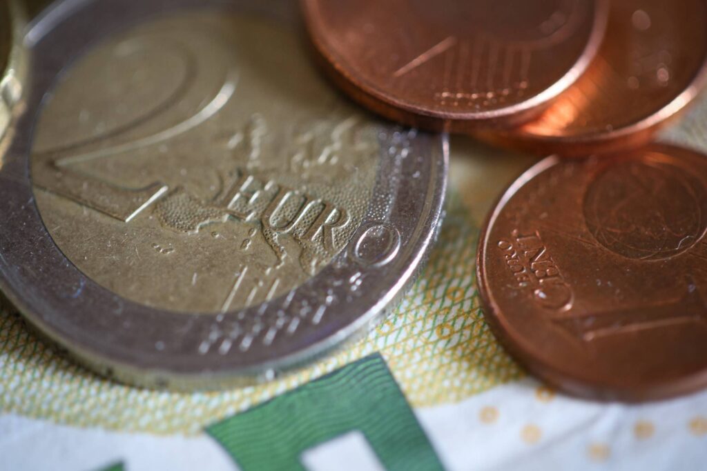 Euro € Coins Close Up Free Photo