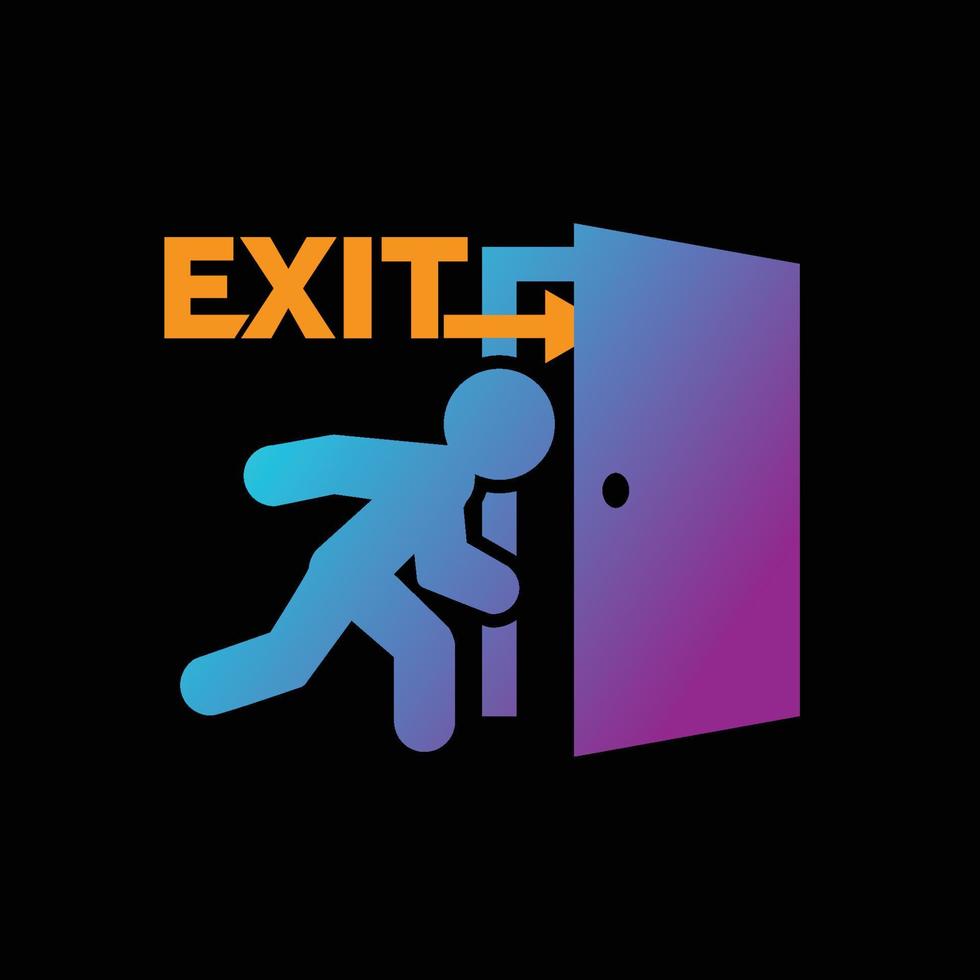 Exit icon vector image Stock Free and Free SVG