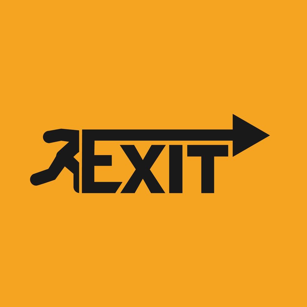 Exit icon vector image Stock Free