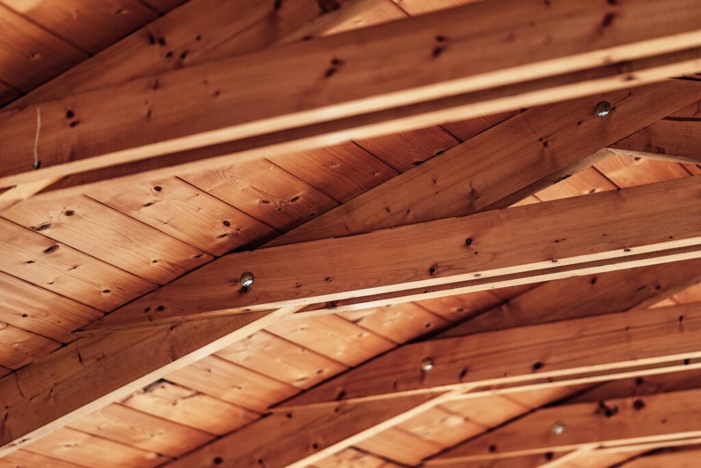 Exposed Wooden Beams Ceiling Roof Free Photo