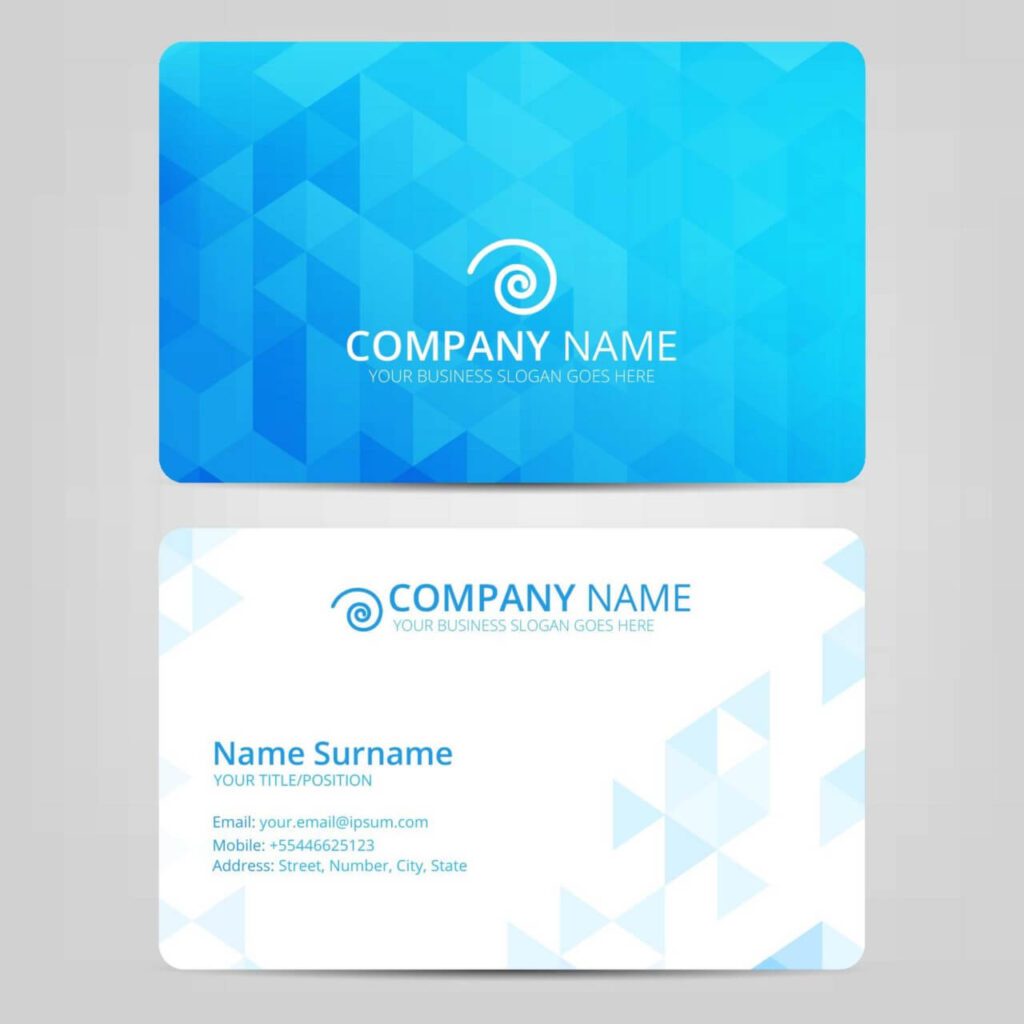 Blue Business Card